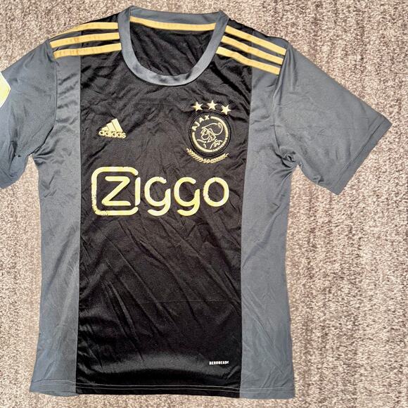 Ajax Adidas 20/21 3rd Jersey 50th Anniversary European Cup Win Soccer Jersey - Picture 9 of 12